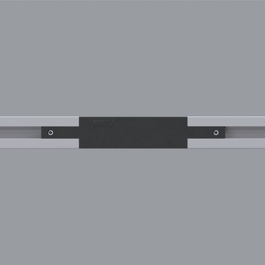 ERCO polaritetsväxlare Minirail-skena, svart