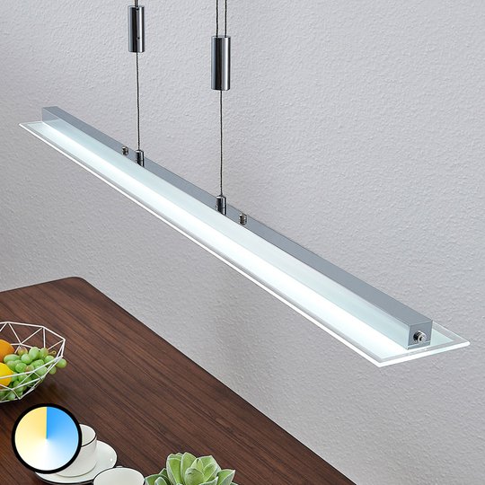 LED-balkhänglampa Sladja med touch-dimmer