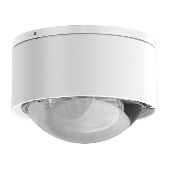 Puk Mini One 2 LED-spotlight, lins klar, vit matt