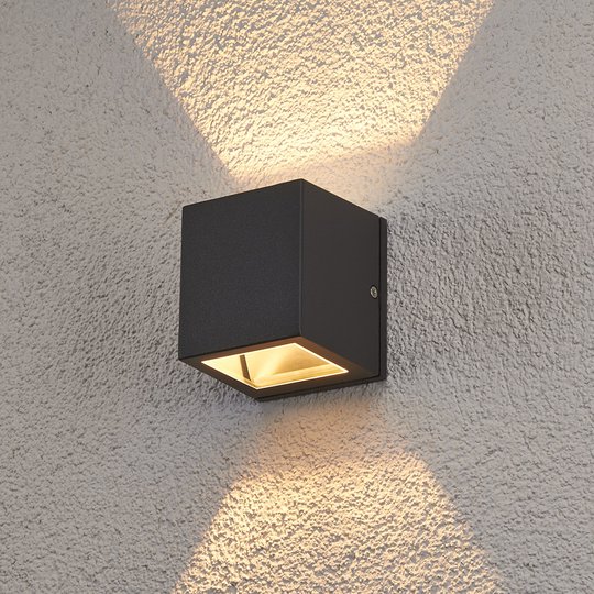 Halogen-utomhusvägglampa Maurice, IP54