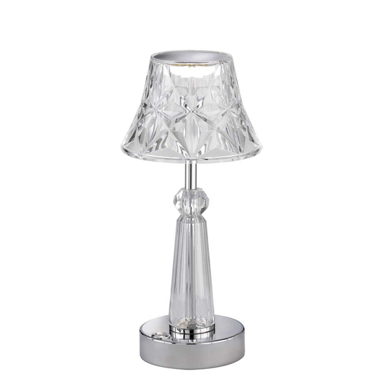 Genk bordslampa (Krom)