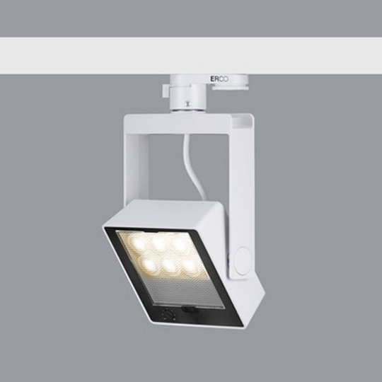 ERCO Logotec 230V spot 12W wallwash 930 vit