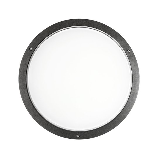 Vägglampa Bliz Round 40 3 000 K antracit dimbar