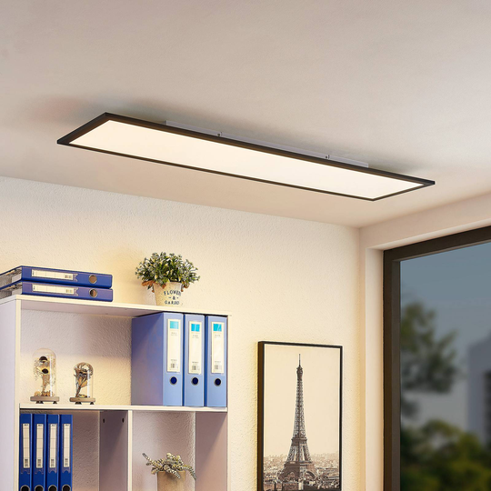 Lindby Nelios LED-taklampa, 4 000 K 120 x 30 cm