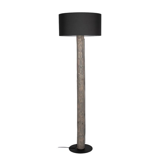 Golvlampa Pino Simple skärm antracit, fot grå