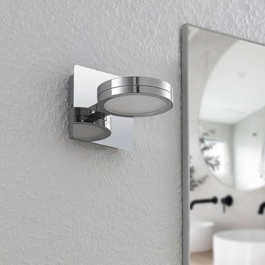 Lindby Skrolla LED-vägglampa för badrum, 1 lampa