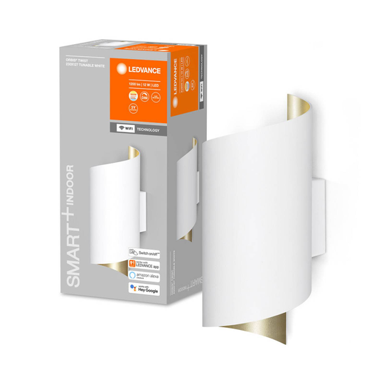 LEDVANCE SMART+ WiFi Orbis Wall Twist, vit
