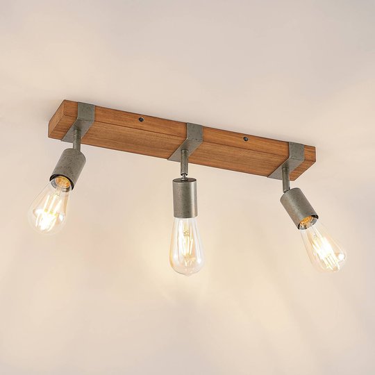 Lindby Quitana takspotlight 3 lampor