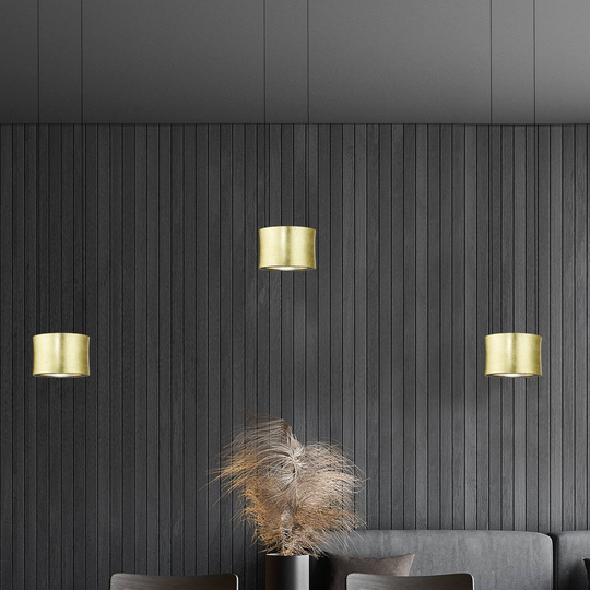 BANKAMP Luce elevata Impulse 3 lampor bladguld