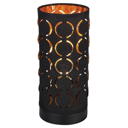 Bordslampa Harald orientalisk designad svart