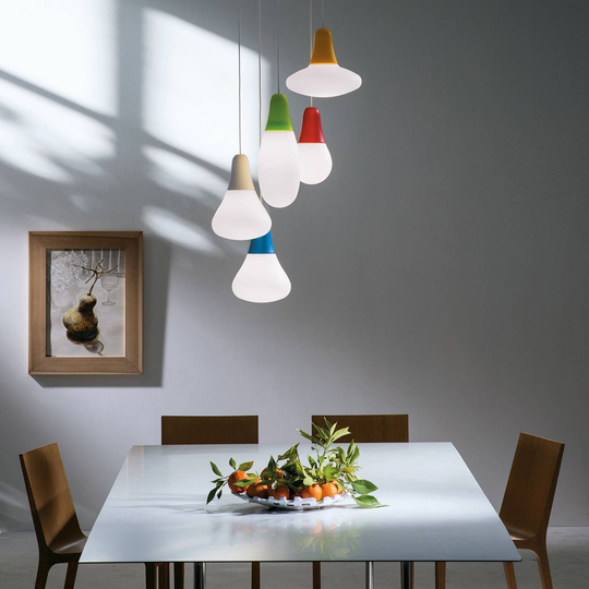 Martinelli Luce Ciulifruli pendellampa, röd