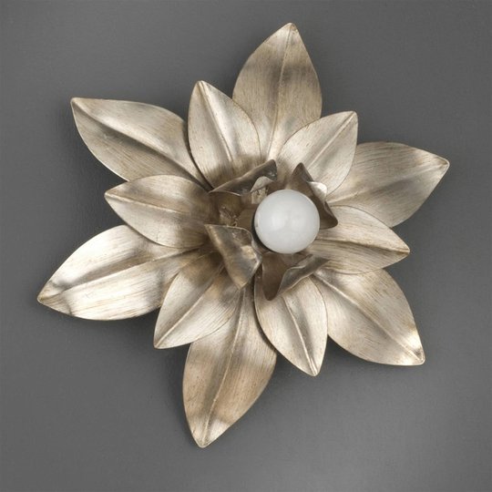 Vägglampa Como i blomform