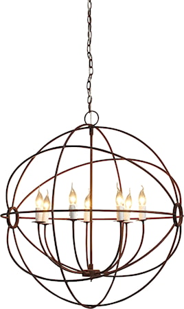 Gyro Taklampa Antique rust
