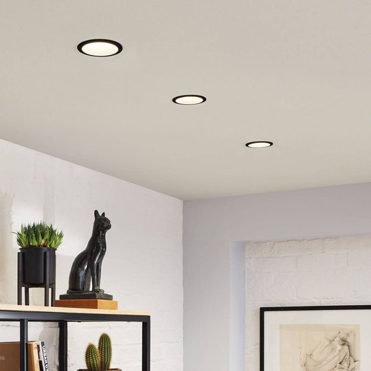Paulmann Cole spotlight GU10, svart/silver