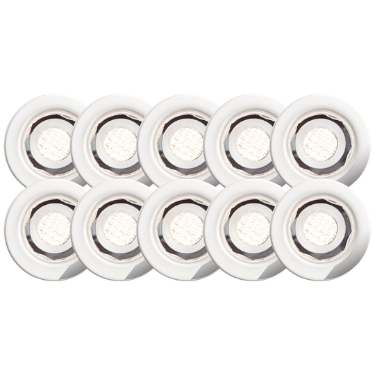 Cosa 15 LED varmvit (10st) (Borstat stål)