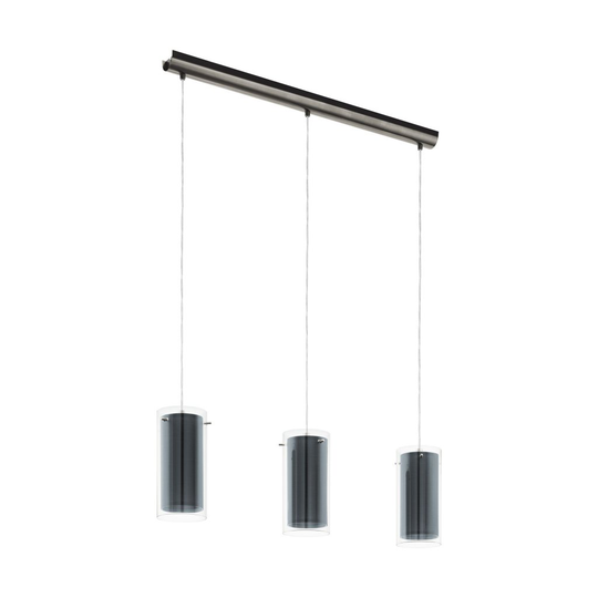 Pinto textil pendel 3L (Grå)
