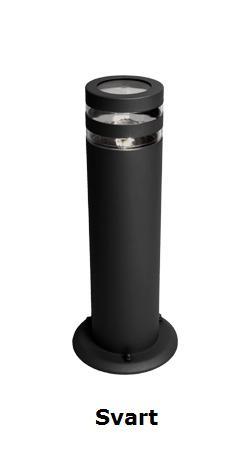 Focus pollare rund mini (Svart)