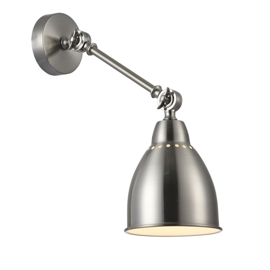 Domino vägglampa (Nickel)