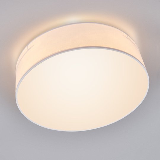 Vit textiltaklampa Ceiling Dream 40 cm