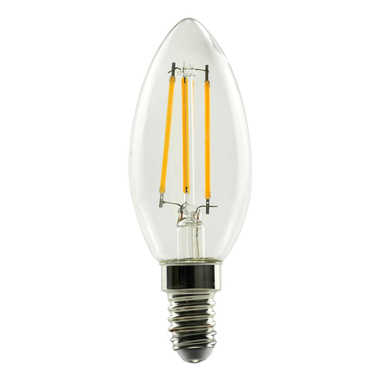 SEGULA LED-kronljuslampa E14 4,5 W 827 klar