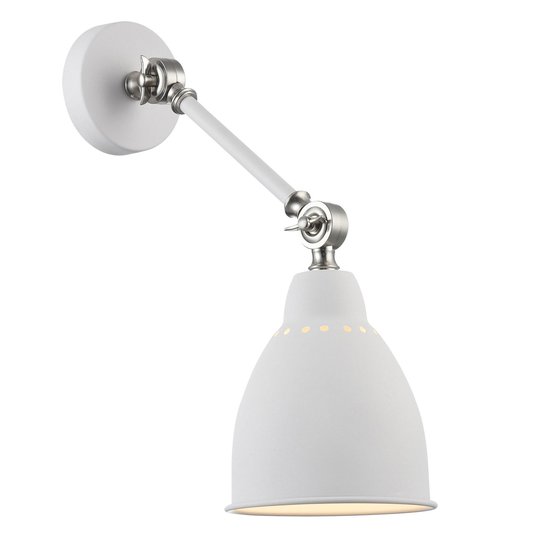 Vägglampa Domino i vitt