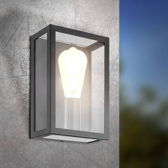 LED-lampa E27 4 W filament bärnsten dag/nattsensor