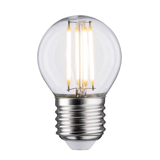 LED-lampa E27 5W droppe 2 700 K klar