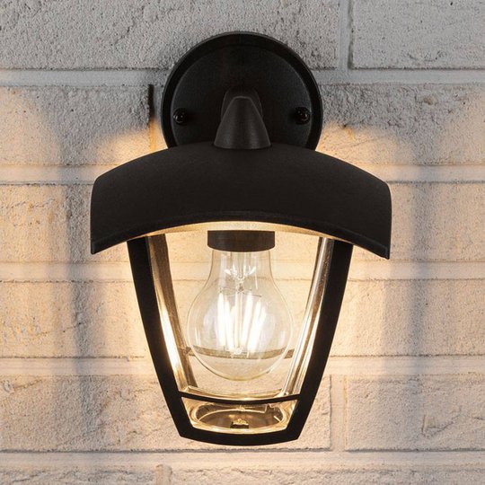 Paulmann Classic curved utomhusvägglampa, nedåt