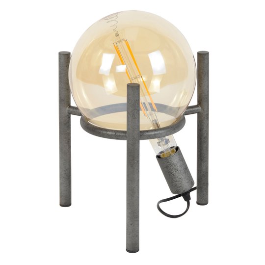 Bordslampa Saturn, trebent stativ, 1 x G200