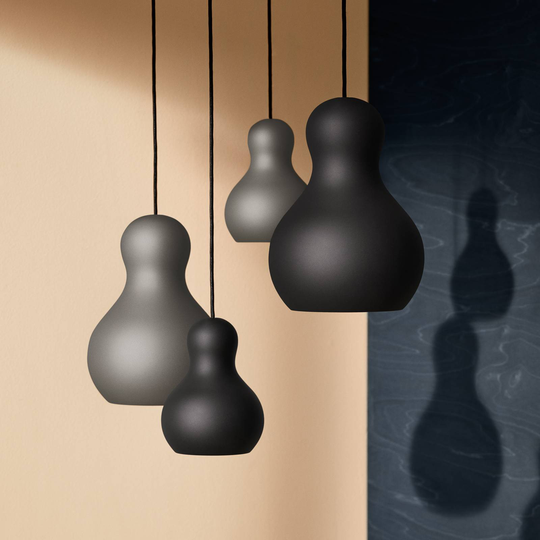 FRITZ HANSEN Calabash P2 hänglampa, matt grå