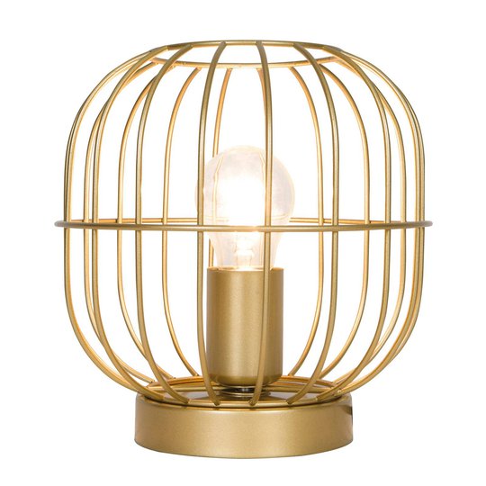Bordslampa Zenith i burform, guld