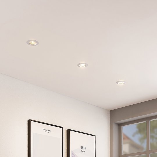 ELC Dakarra inbyggnadsdownlight 10-set, GU10, vit