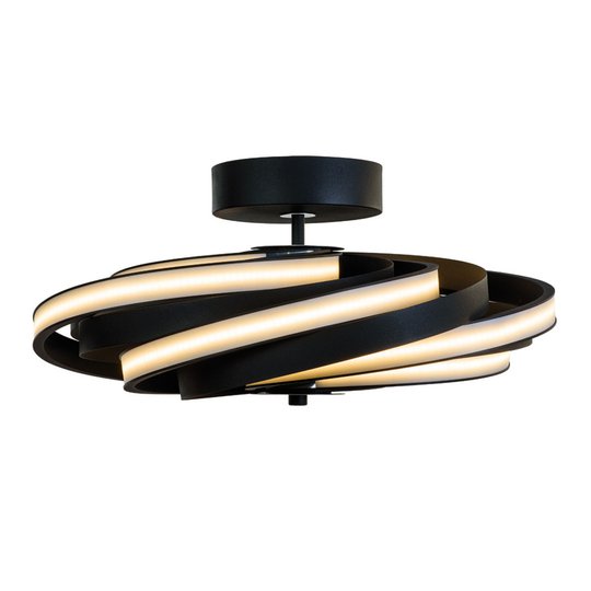 LED-taklampa Zoya i matt svart