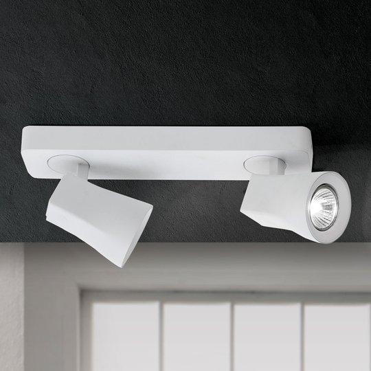 Justerbar påbyggnads-downlight Aurora, 2 lampa