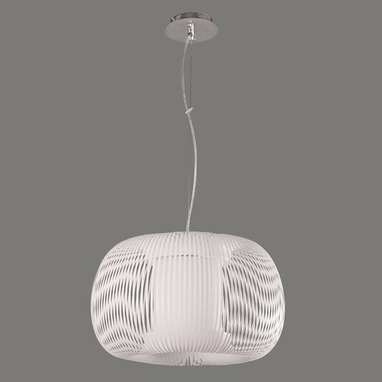 Hänglampa Mirta, vit, Ø 45 cm