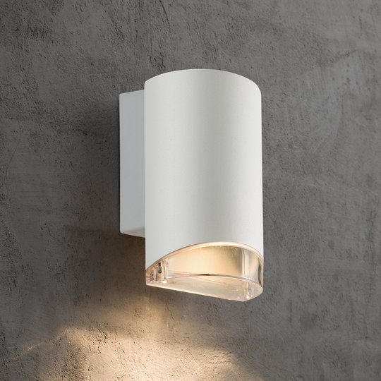 Utomhusvägglampa Arn 1 lampa, vit