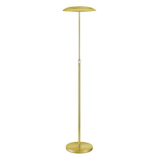 B-Leuchten Curling LED-golvlampa mässing matt