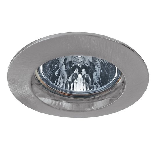 Premium SECURE NV-inbyggnadsspot, borstat järn