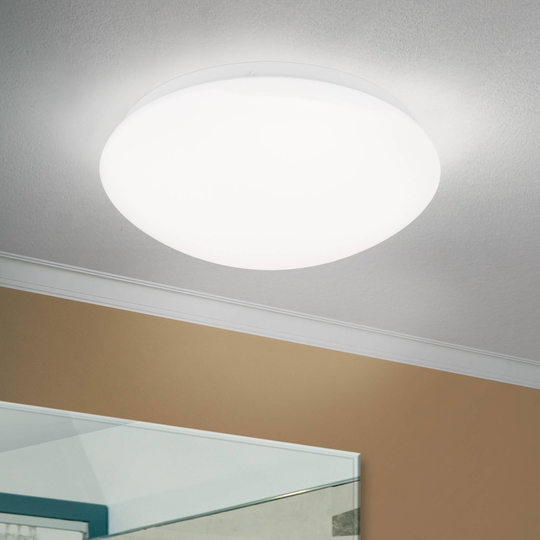 LED-taklampa Nedo, böjd Ø 25 cm