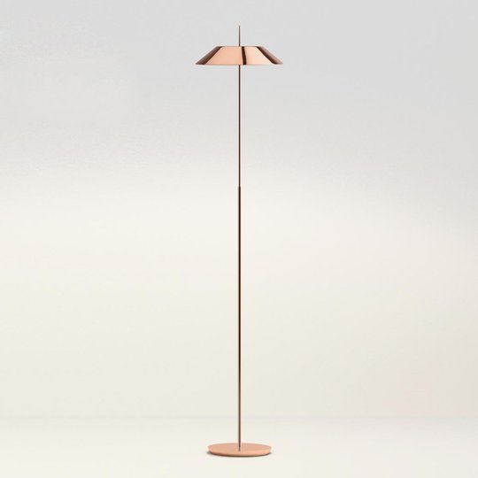 Ädel LED-golvlampa Mayfair i koppar