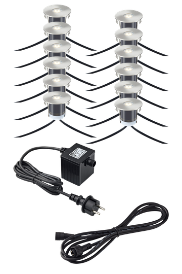 GARDEN 24 - 12 PCS DECKLIGHT SET