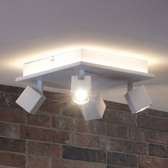 LED-taklampa Cuba - direkt/indirekt strålande