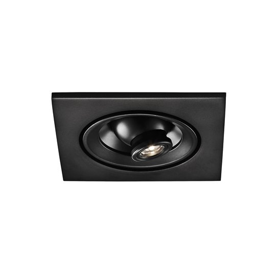 Egger Riga Zoom LED-spot kantig svart 3000 K