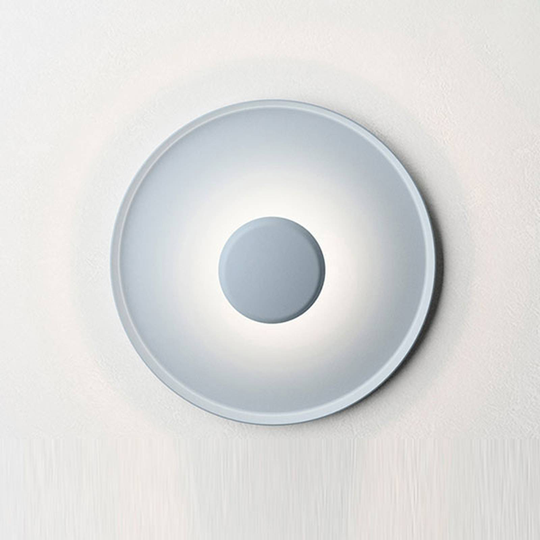 Vibia Top LED-vägglampa Ø 60 cm blå L1