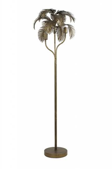 Palm golvlampa (Guld)