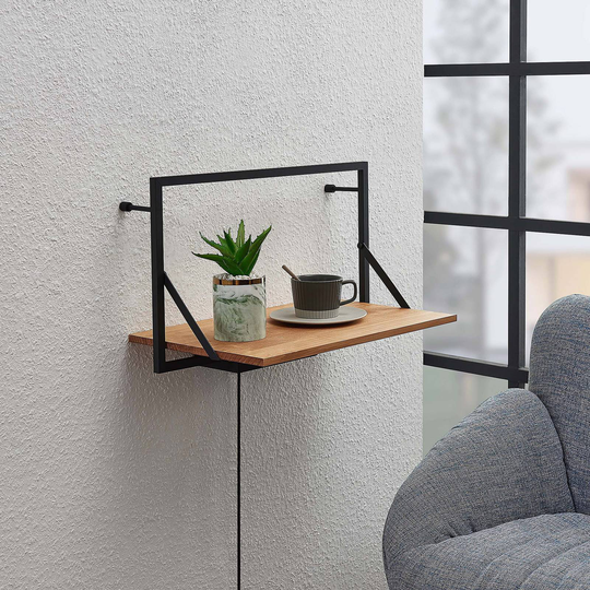 Lindby Rianita LED-vägghylla, belyst, 50 cm