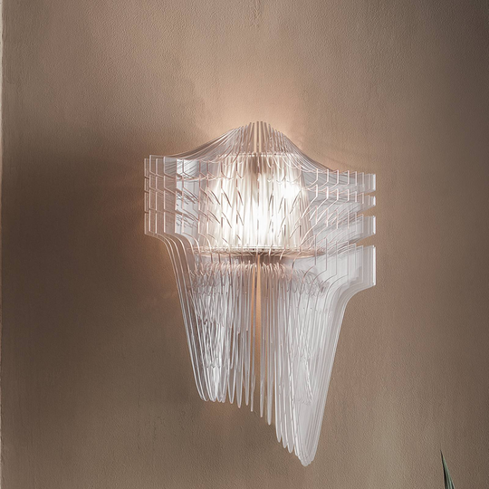 Slamp Aria Applique vägglampa, klar