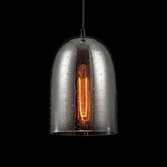 Glaspendellampa Bergen med regneffekt Ø 17,5 cm