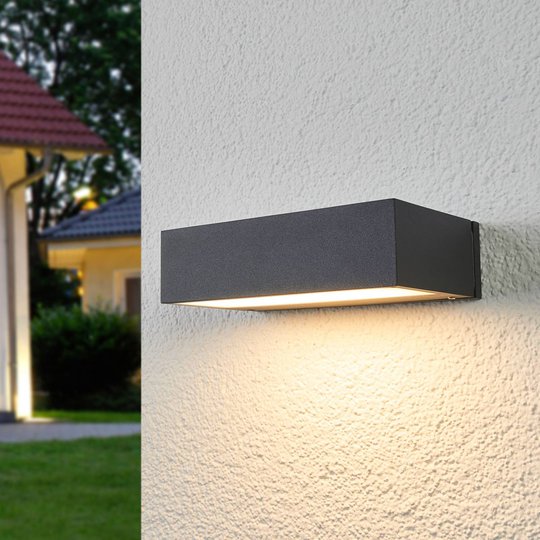 BEGA 33319K3 utomhusvägglampa down grafit 3000K