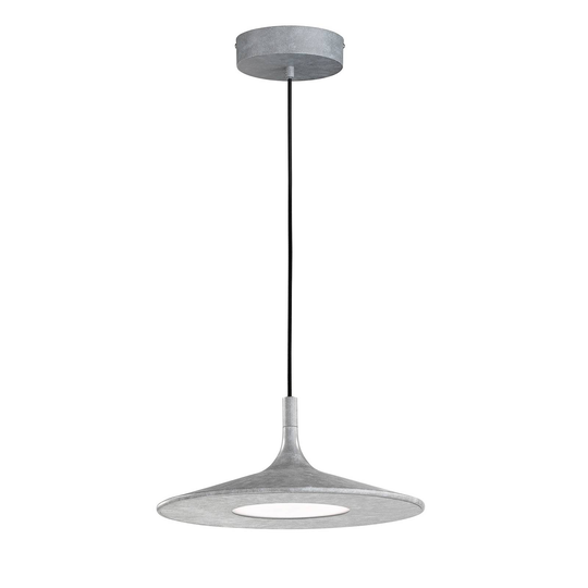 Schöner Wohnen Slim LED-hänglampa, betongfärg